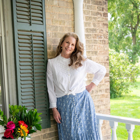 Fond Memories Blouse in White