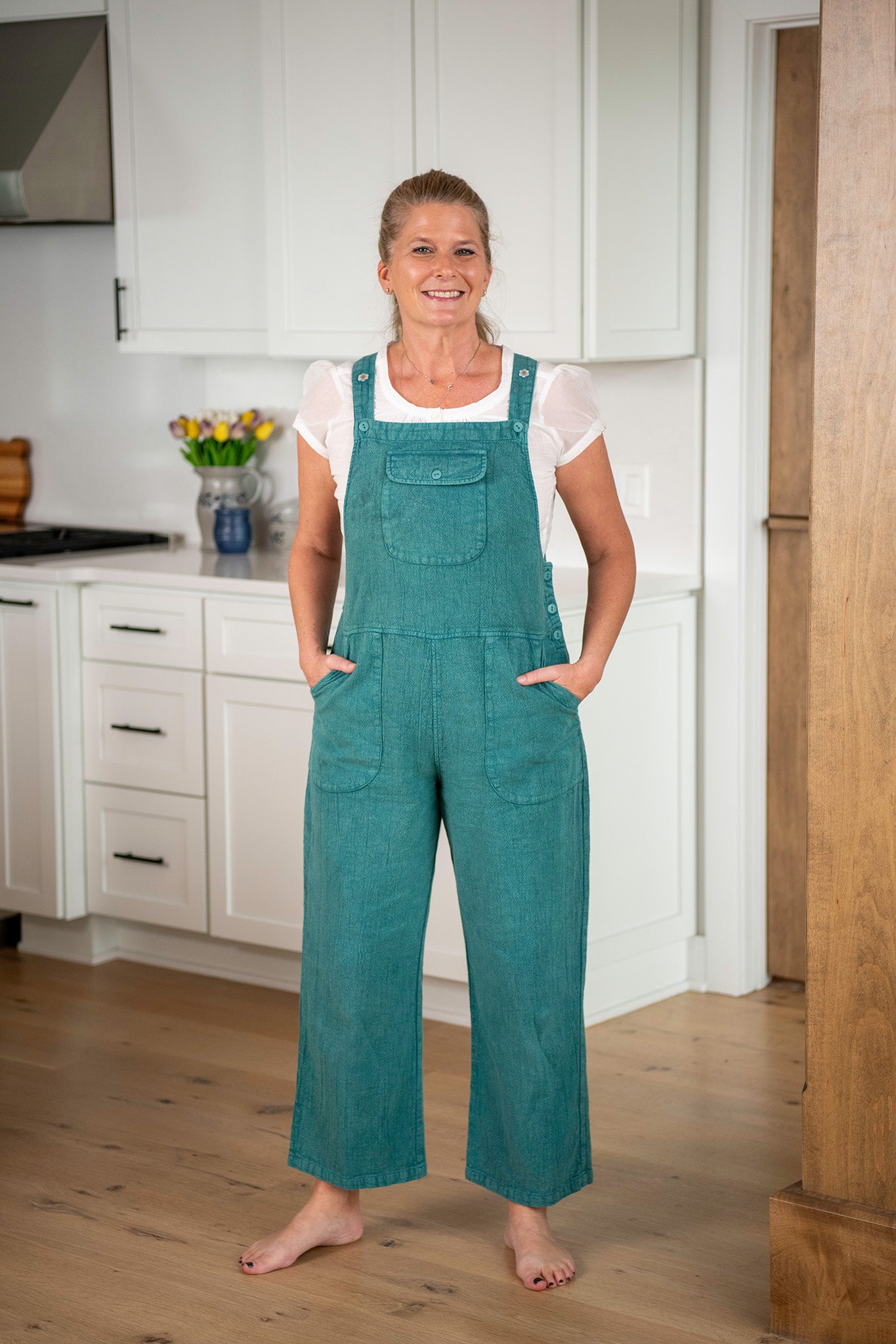 Hannah Jumpsuit in Teal