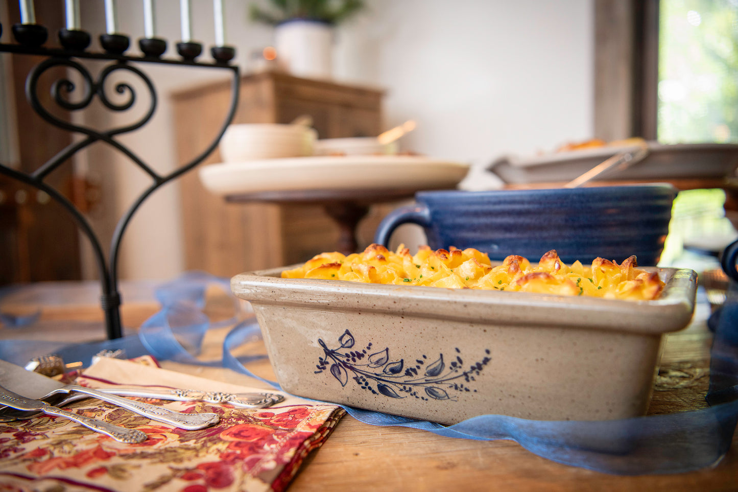 Farm Floral Ceramic Loaf Pan