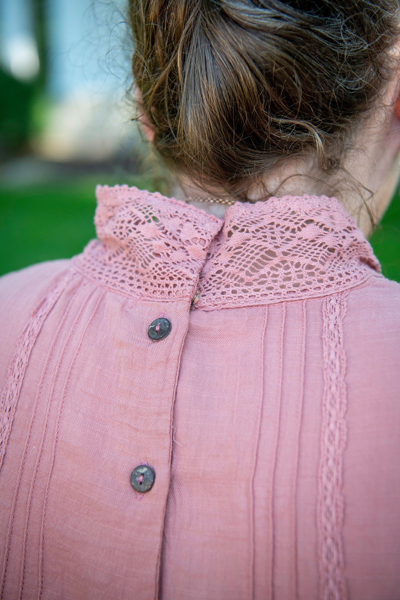 Heirloom Dress in Dusty Rose