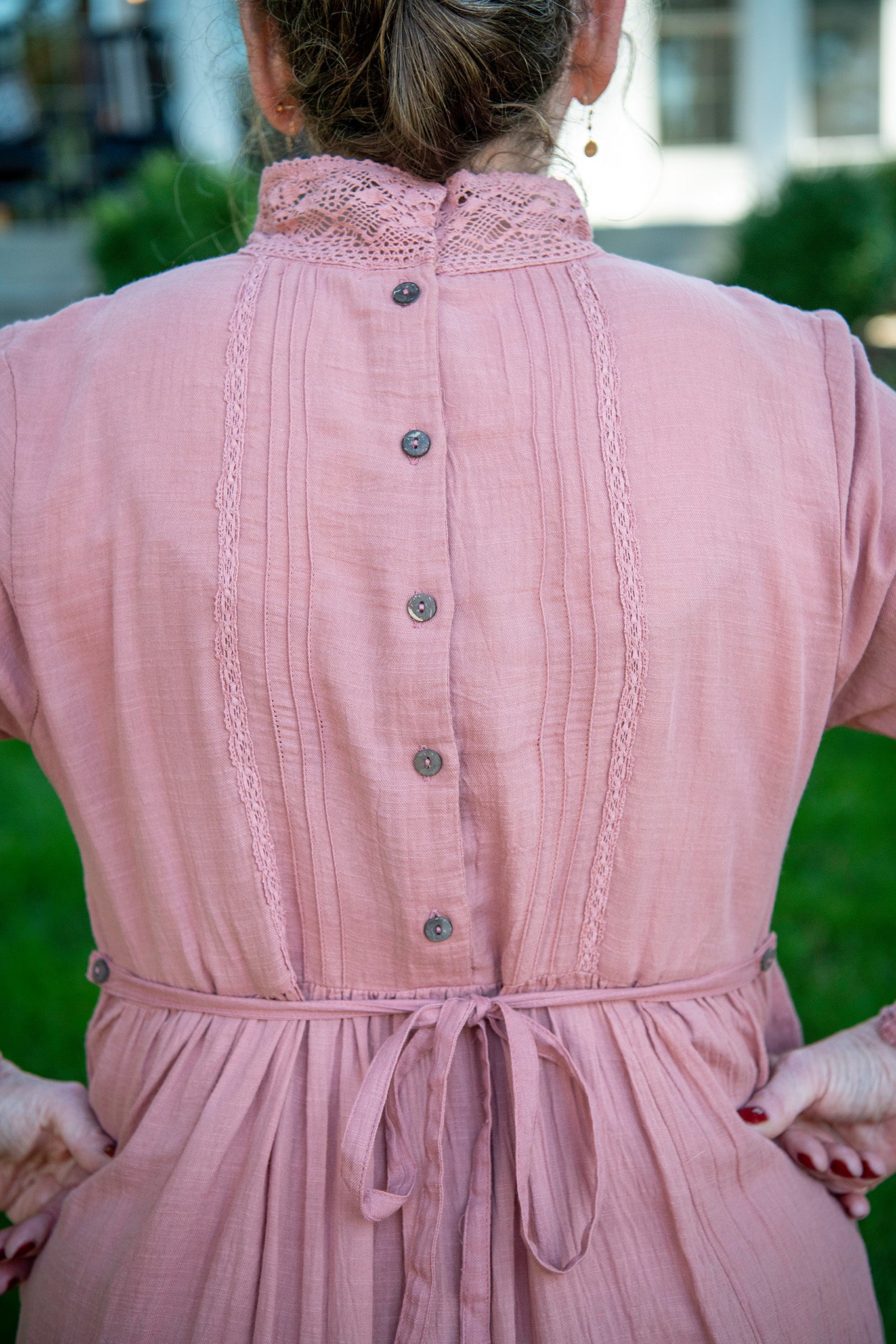 Heirloom Dress in Dusty Rose