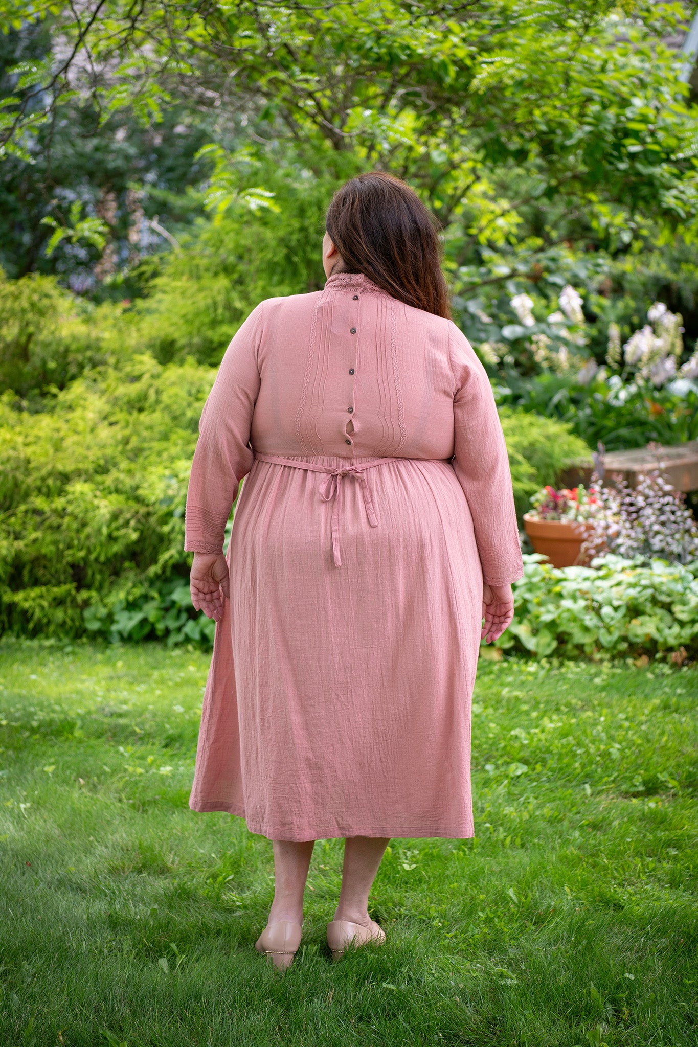 Heirloom Dress in Dusty Rose