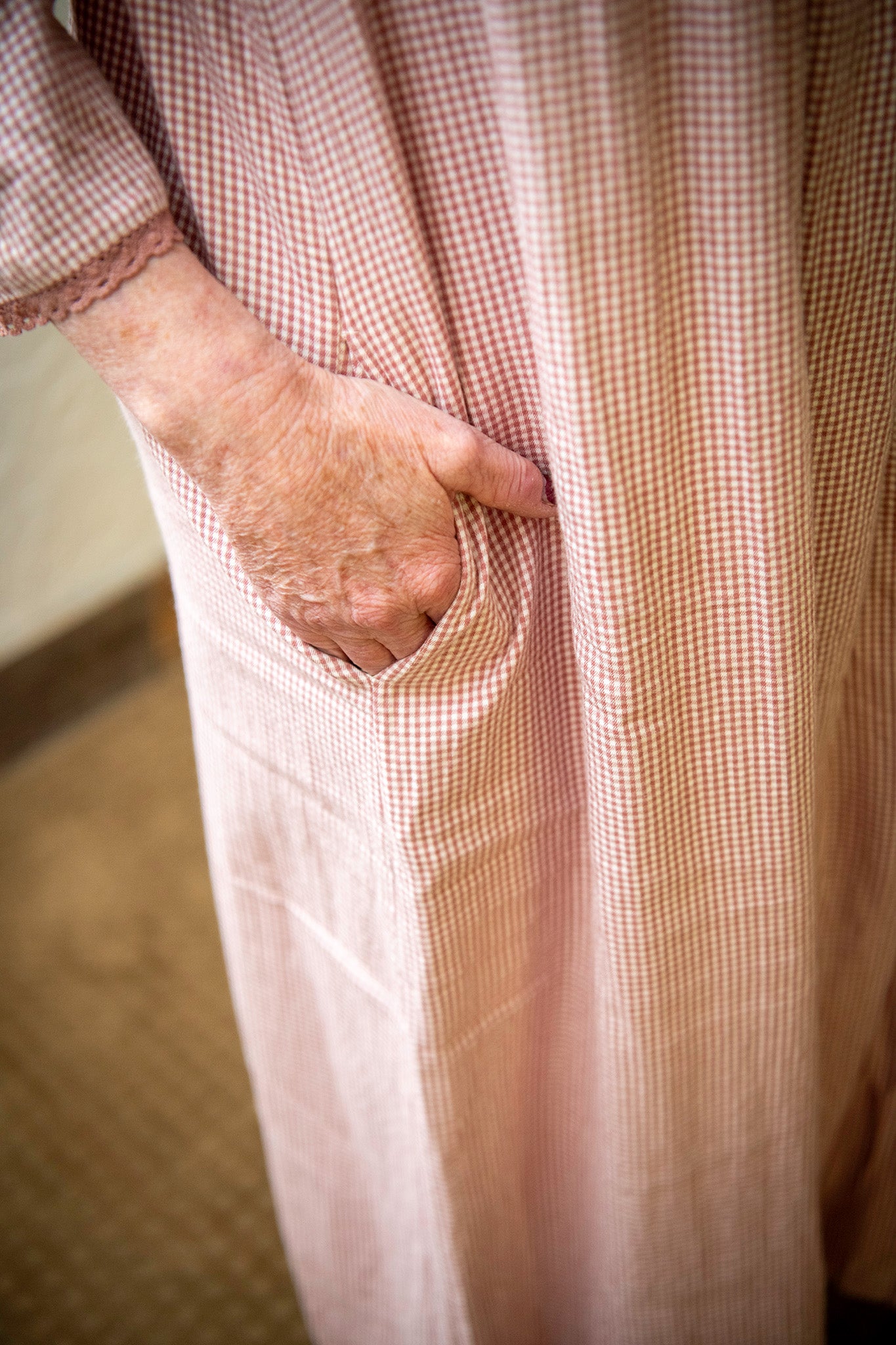 Home Day Nightie in Pink Gingham