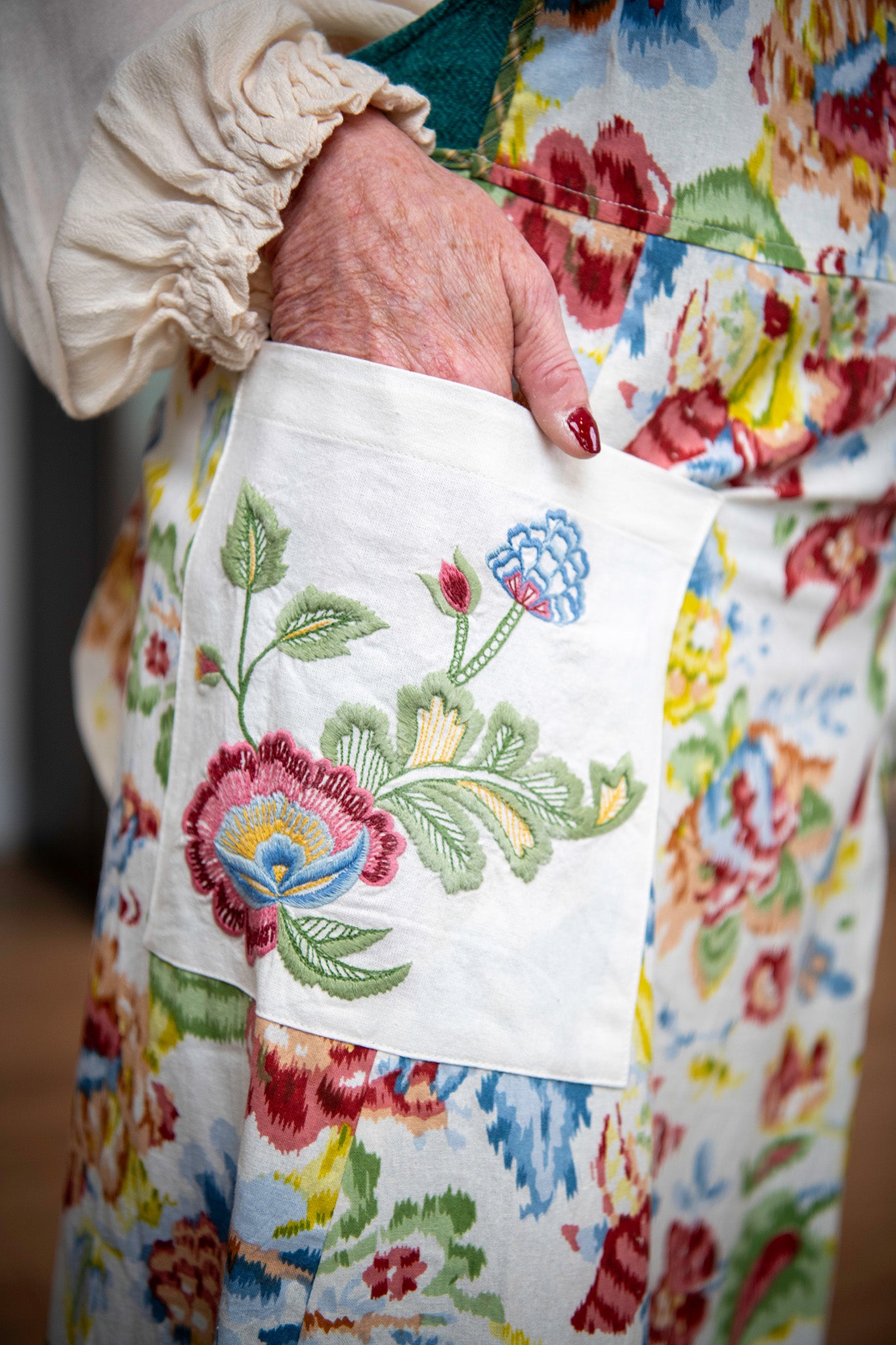 Ikat Pinafore Apron