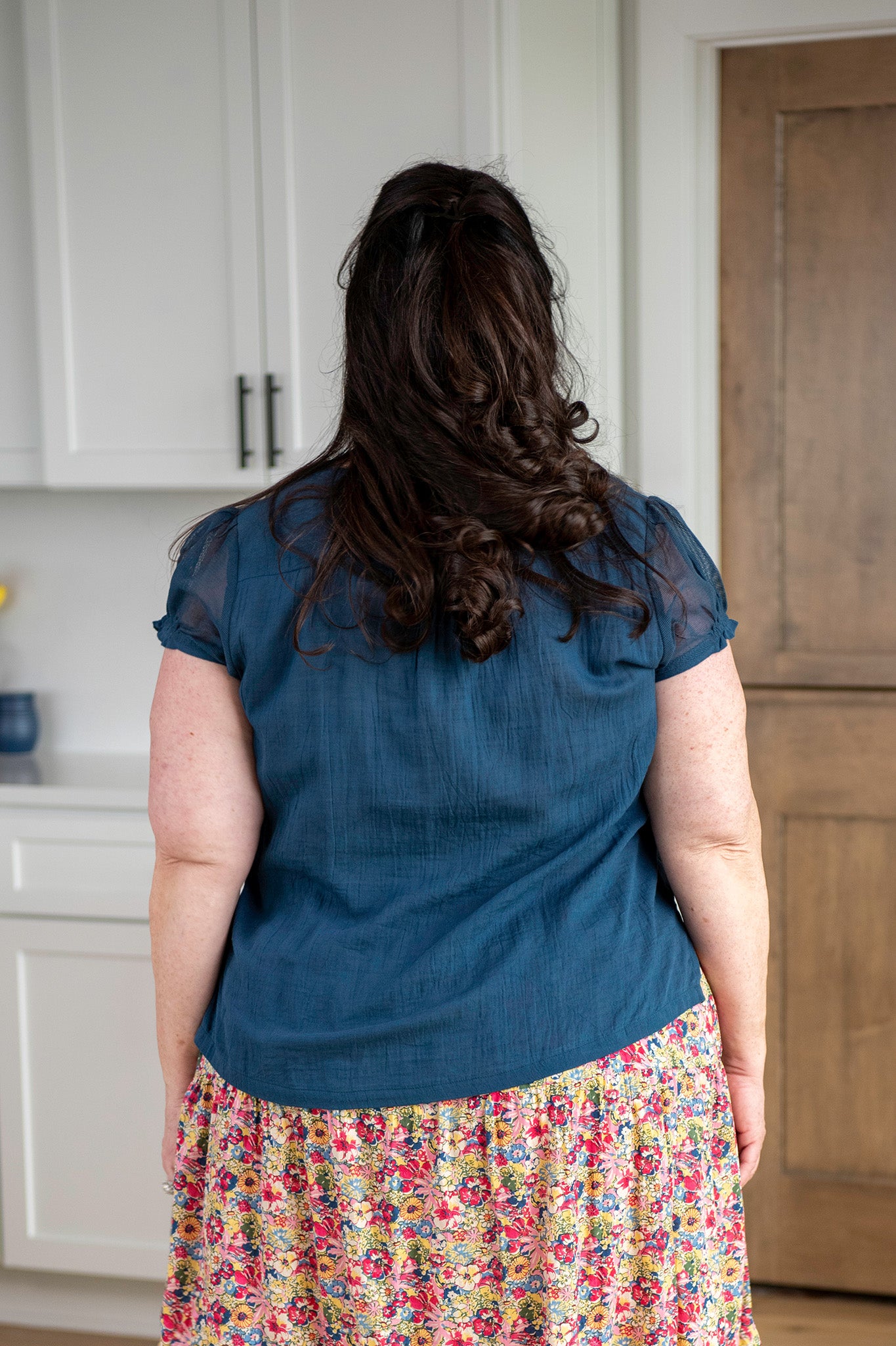 The Judy Blouse in Navy