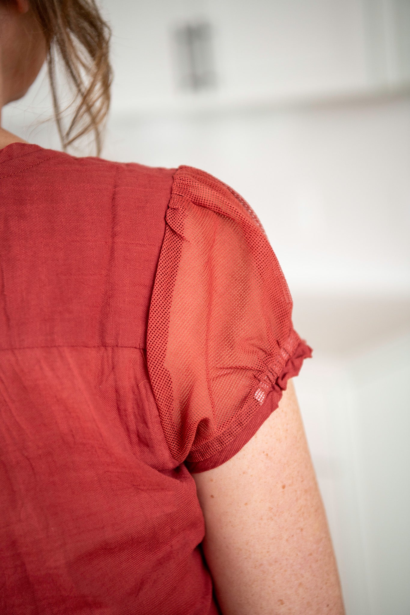 The Judy Blouse in Rose