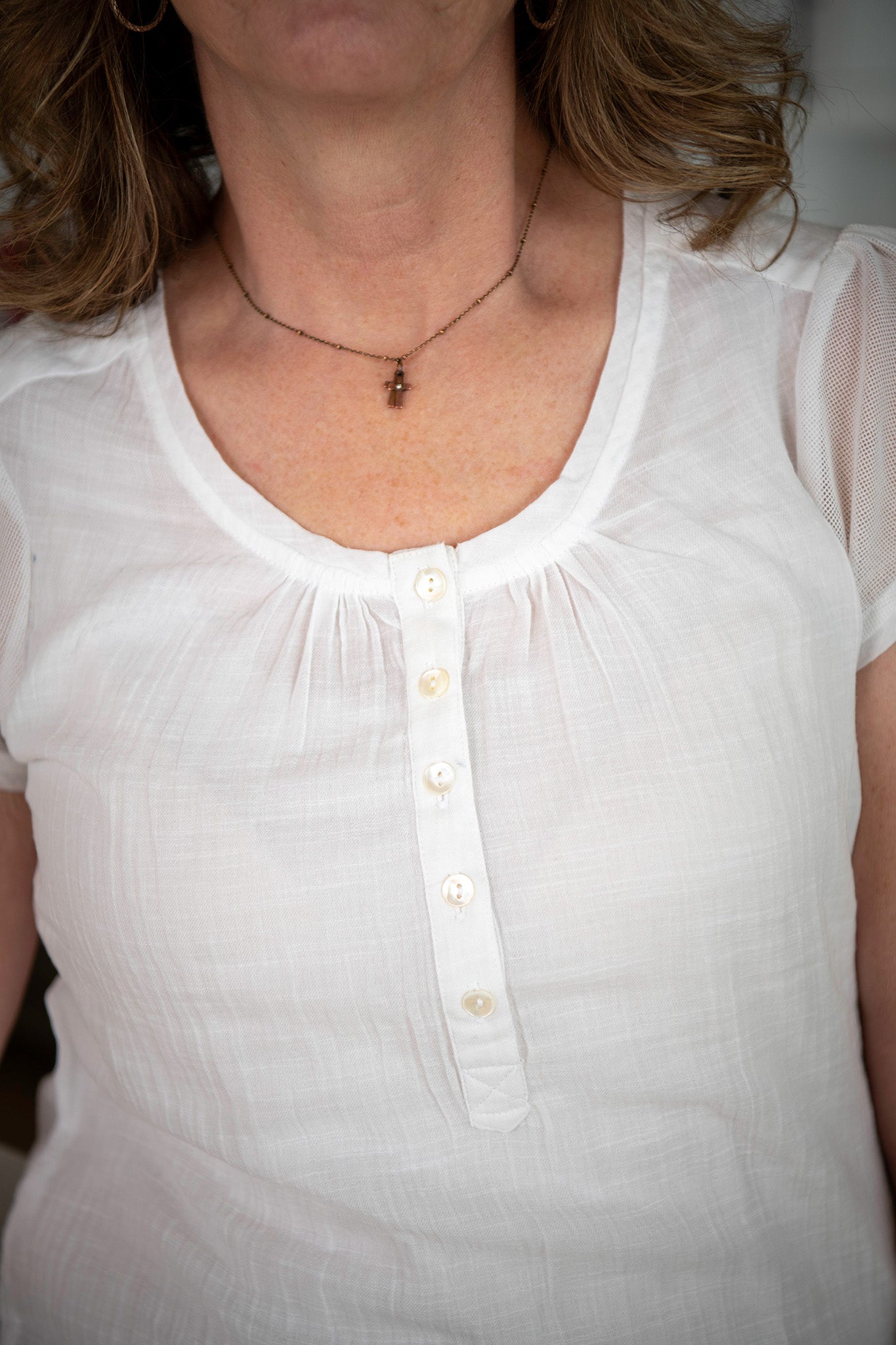 The Judy Blouse in White