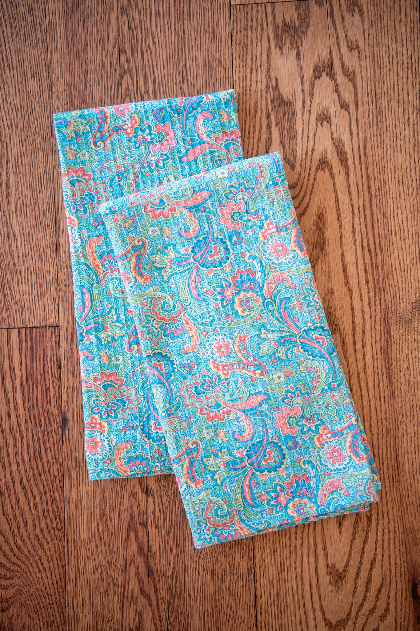 Kanti Paisley Tea Towels, Set of 2