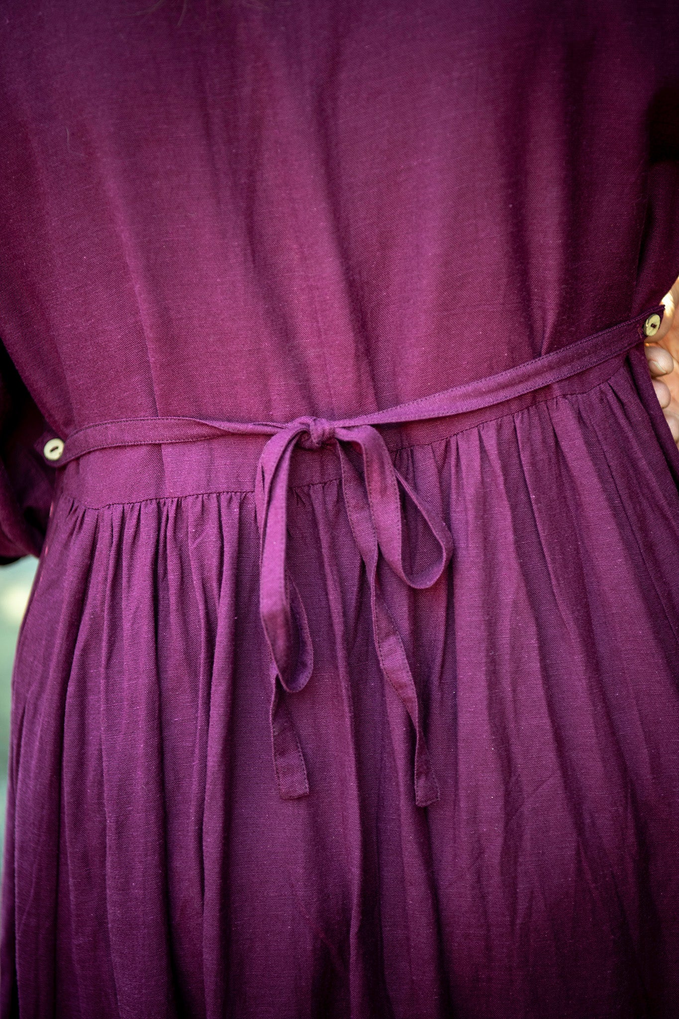 Ms. Beadle Dress in Beet