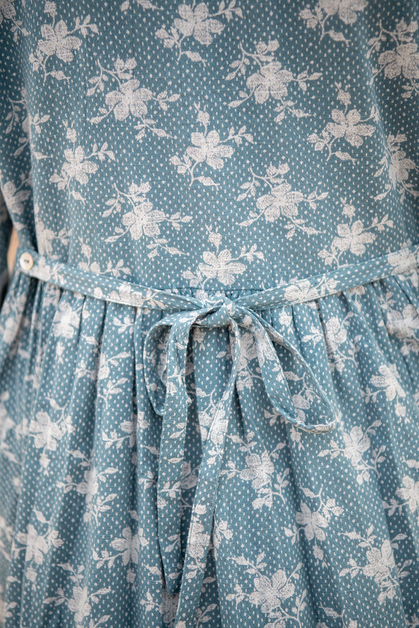 Ms. Beadle Dress in Smoke Grey Floral