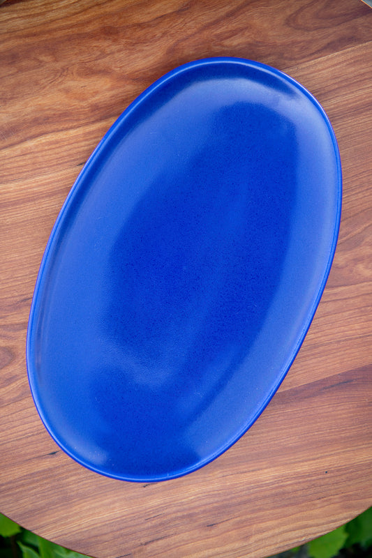 Oval Platter in American Blue