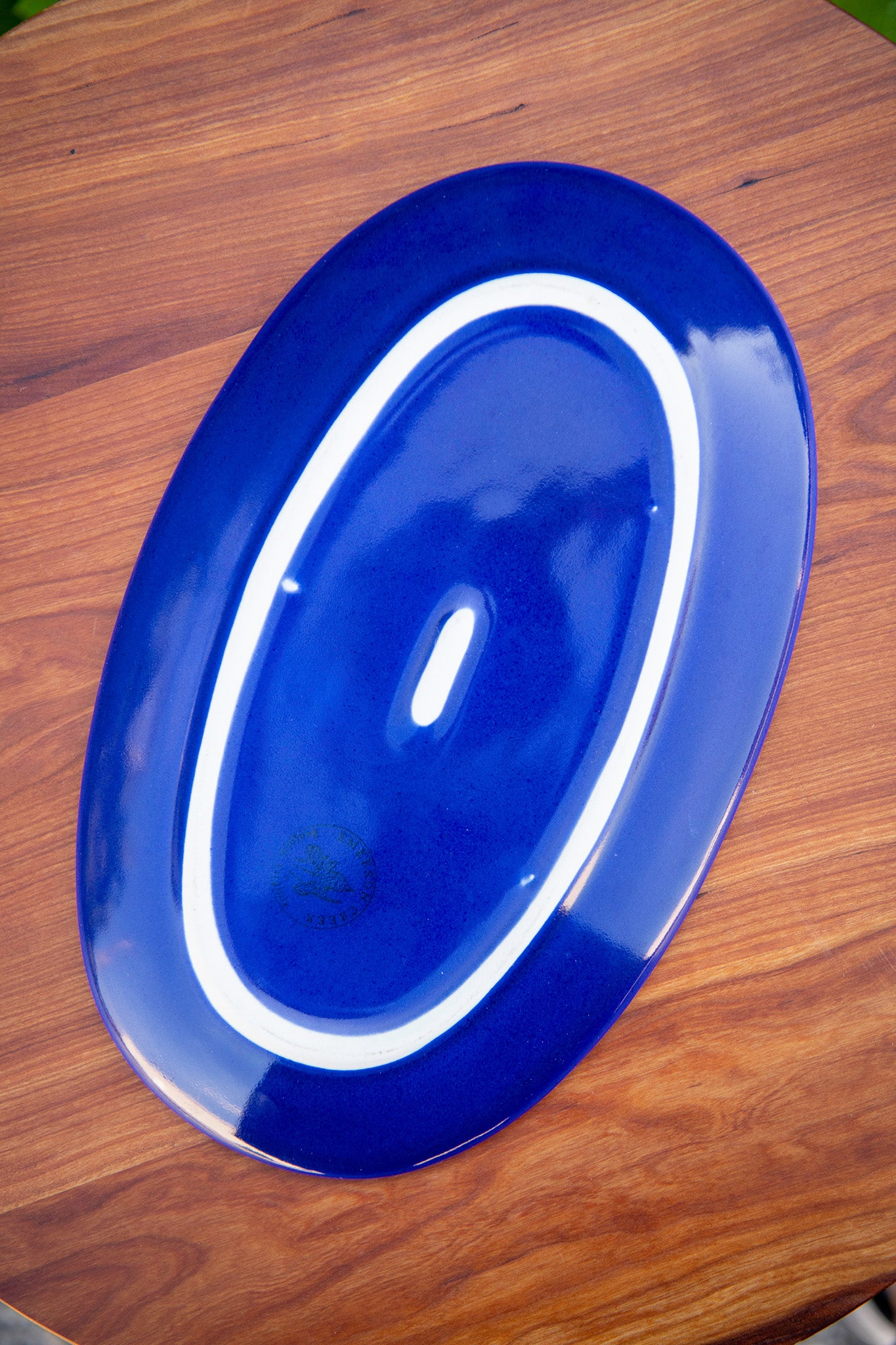 Oval Platter in American Blue