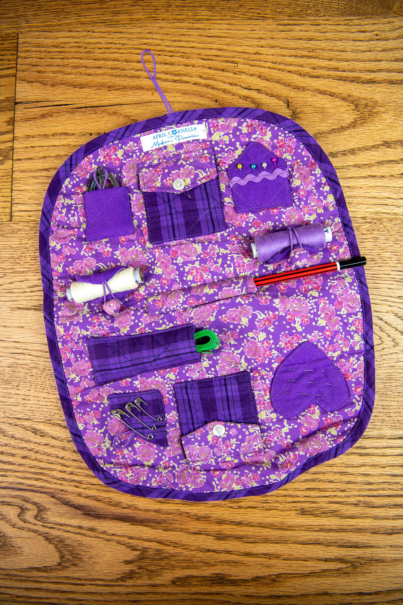 Modern Prairie x PanCAN Limited-Edition Lavender Bloom Rollup Sewing Kit