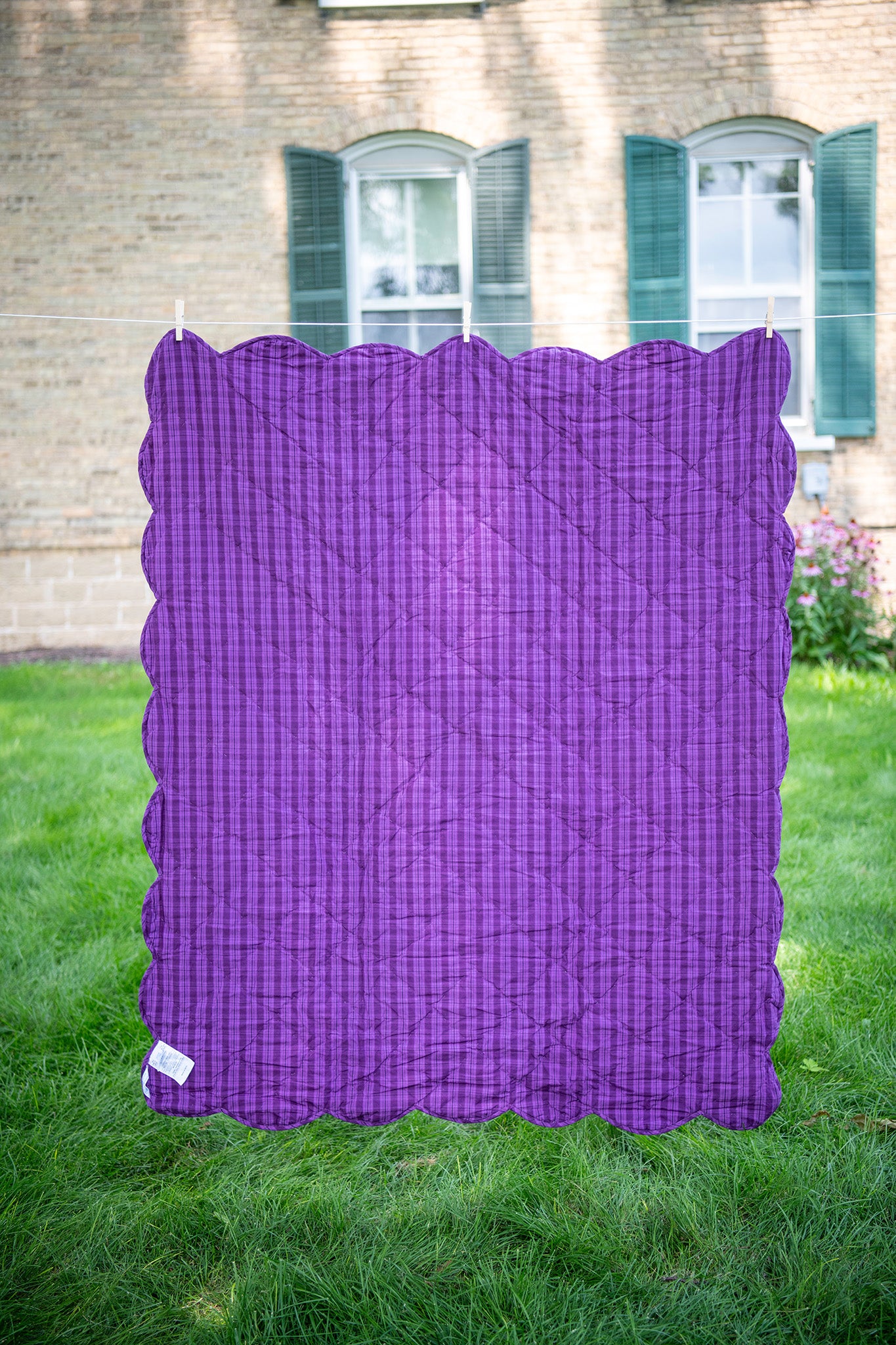 Modern Prairie x PanCAN Limited-Edition Lavender Bloom Scalloped Throw