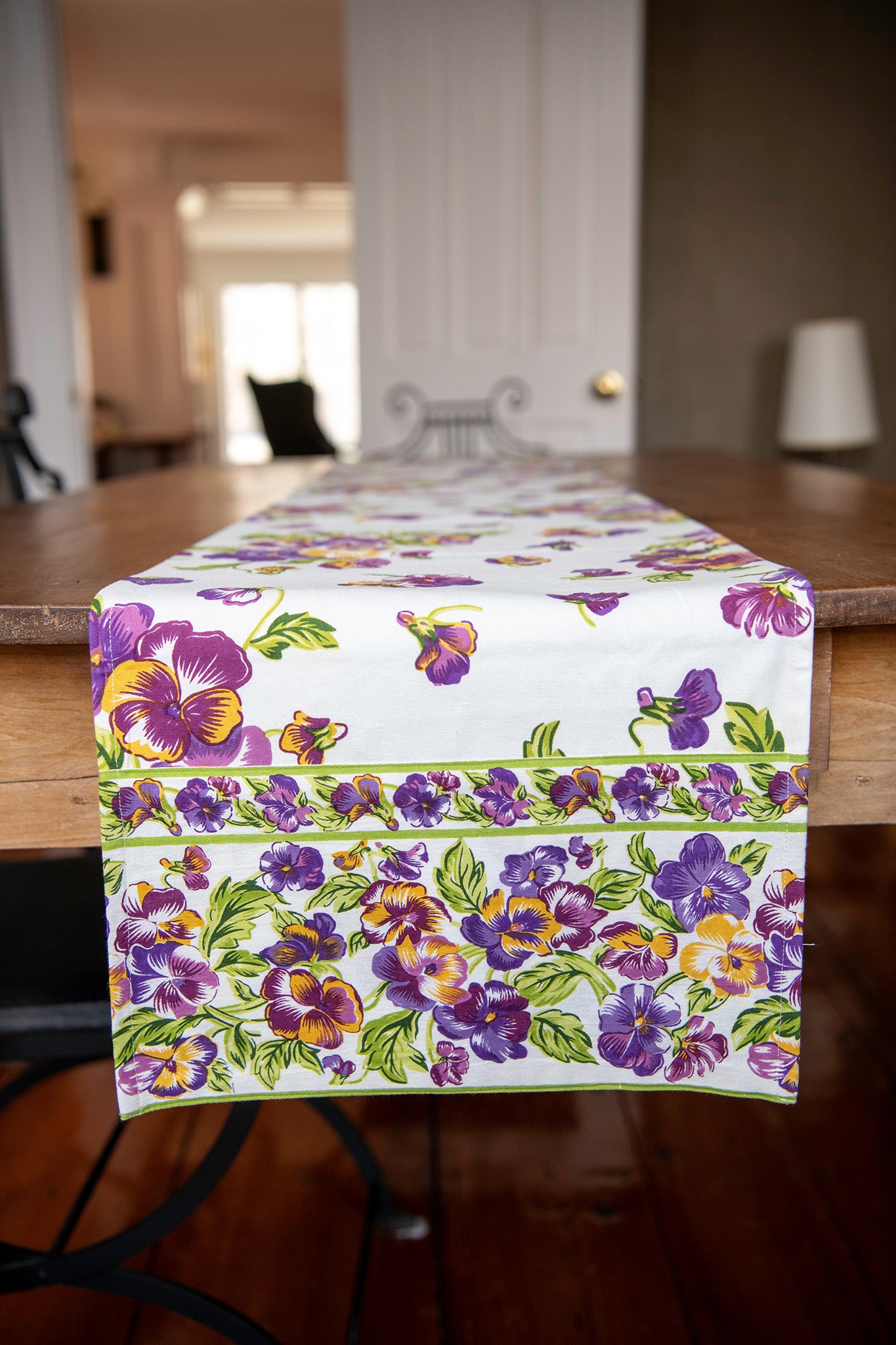 Pansies Table Runner