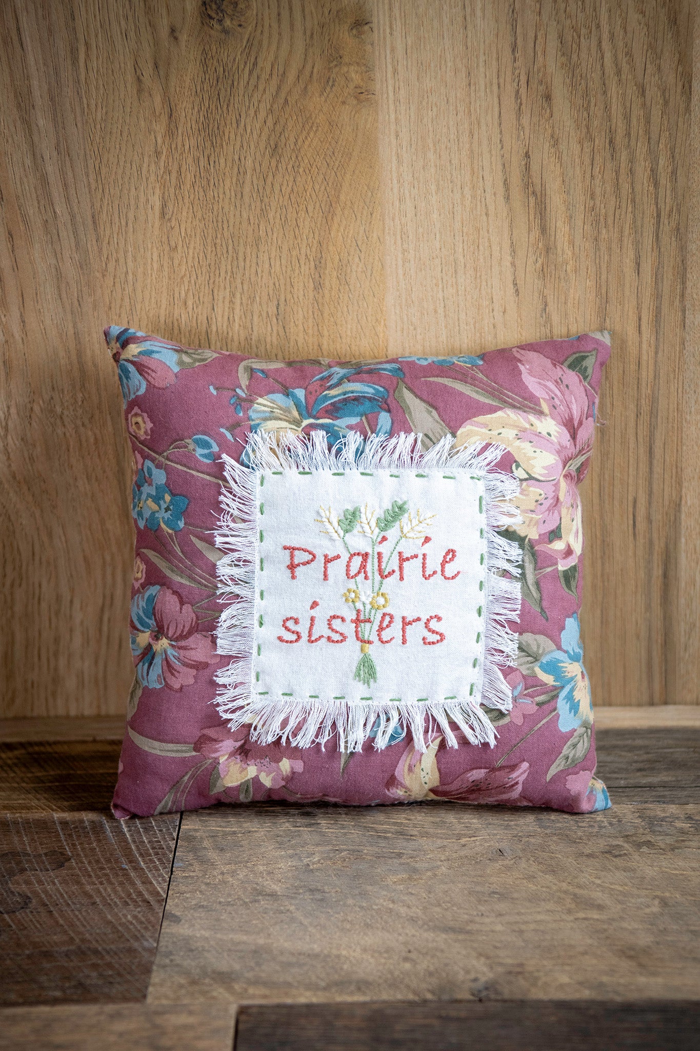 Prairie Sisters Whimsy Pillow