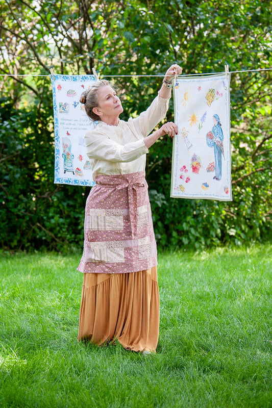 Limited-Edition '50 Years of Loving Laura' Posey Gathering Apron