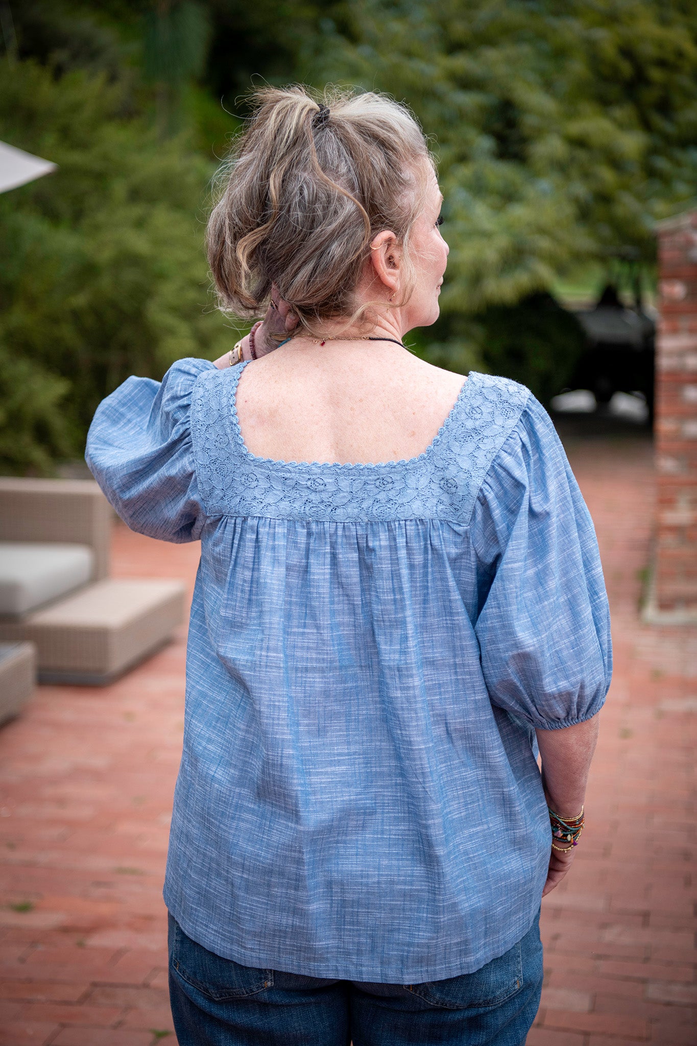 Prairie Everyday Blouse in Chambray