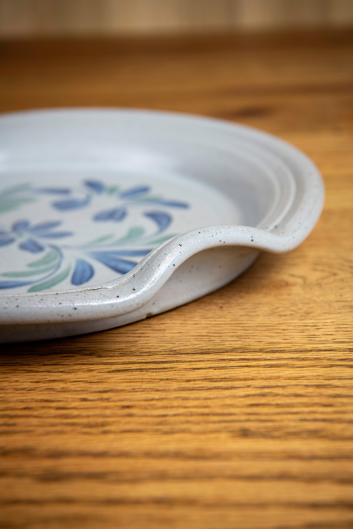 Prairie Floral Ceramic Handled Serving Platter