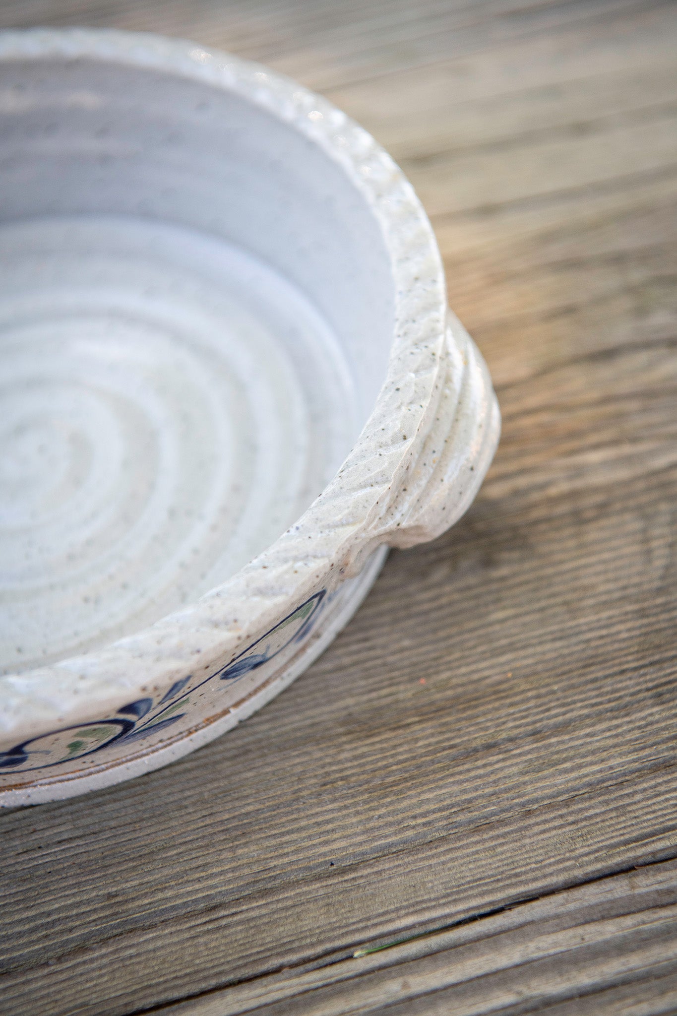 Prairie Floral Quiche Dish