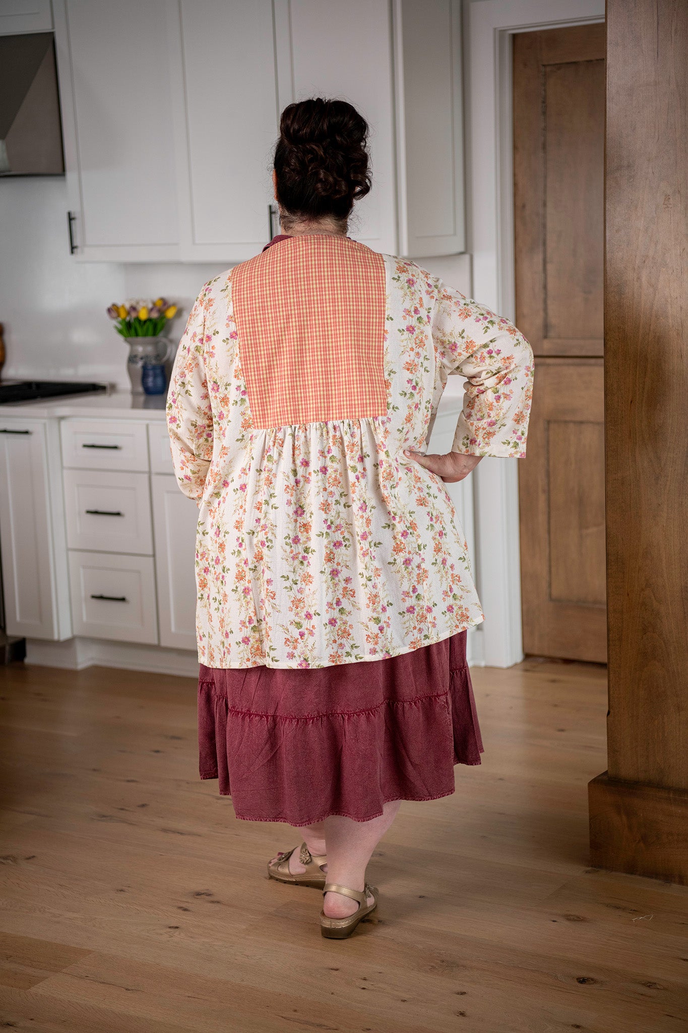 Prairie Flower Artist Smock