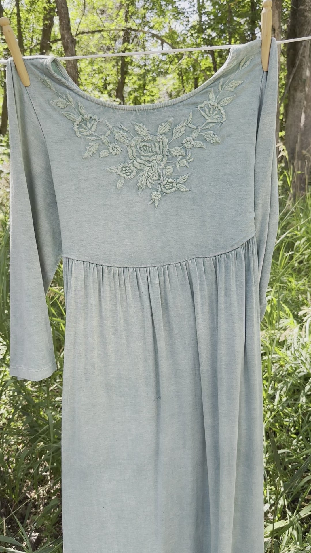 Hannah Embroidered Jersey Dress Modern Prairie