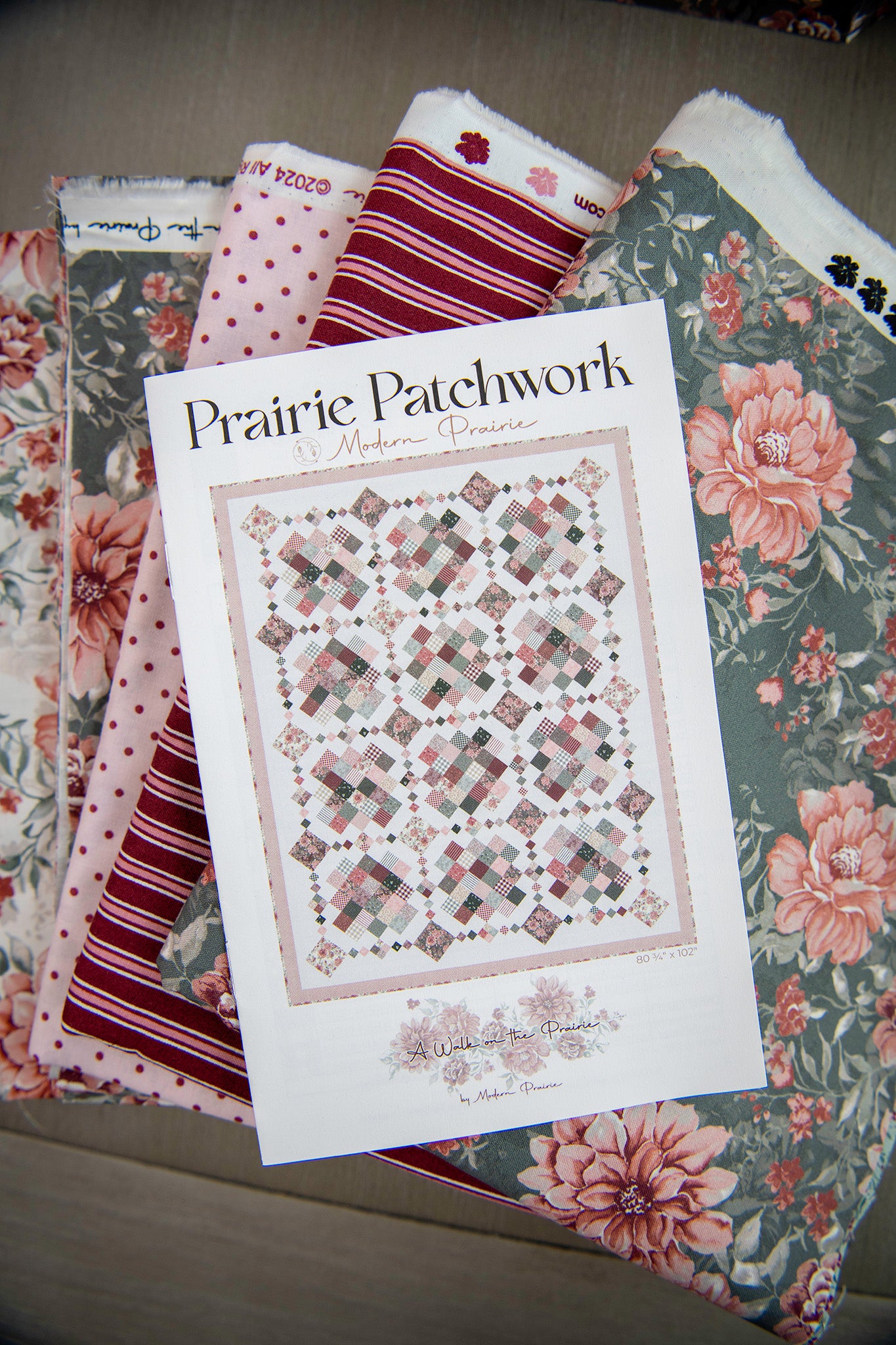 A Walk on the Prairie Patchwork Quilt Boxed Kit