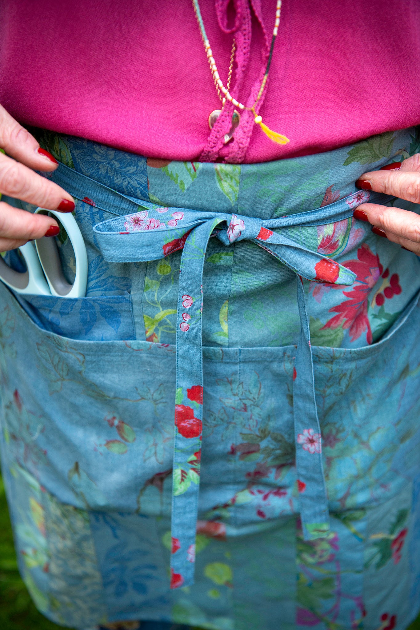 Remnant Patchwork Half Apron