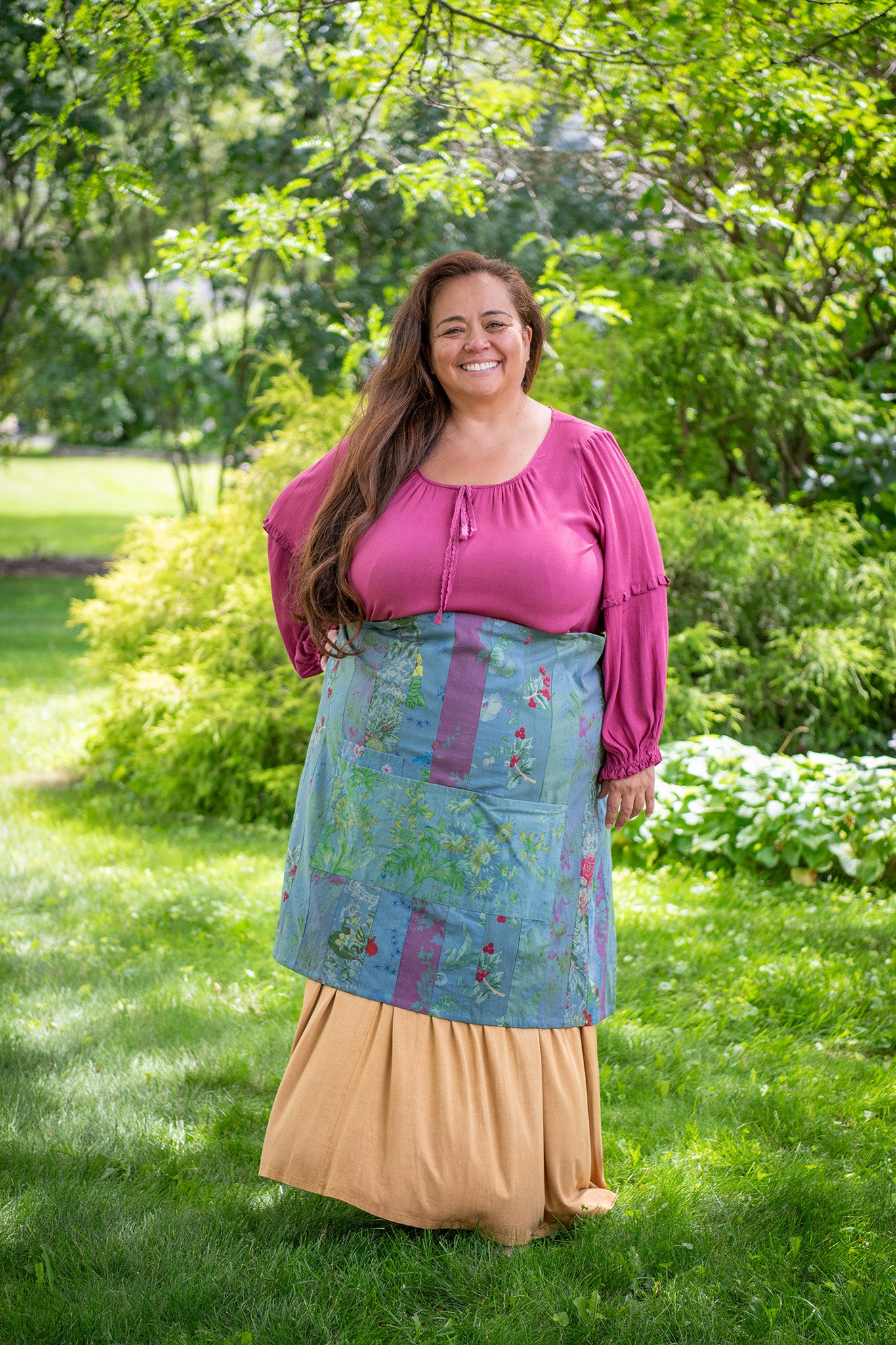 Remnant Patchwork Half Apron