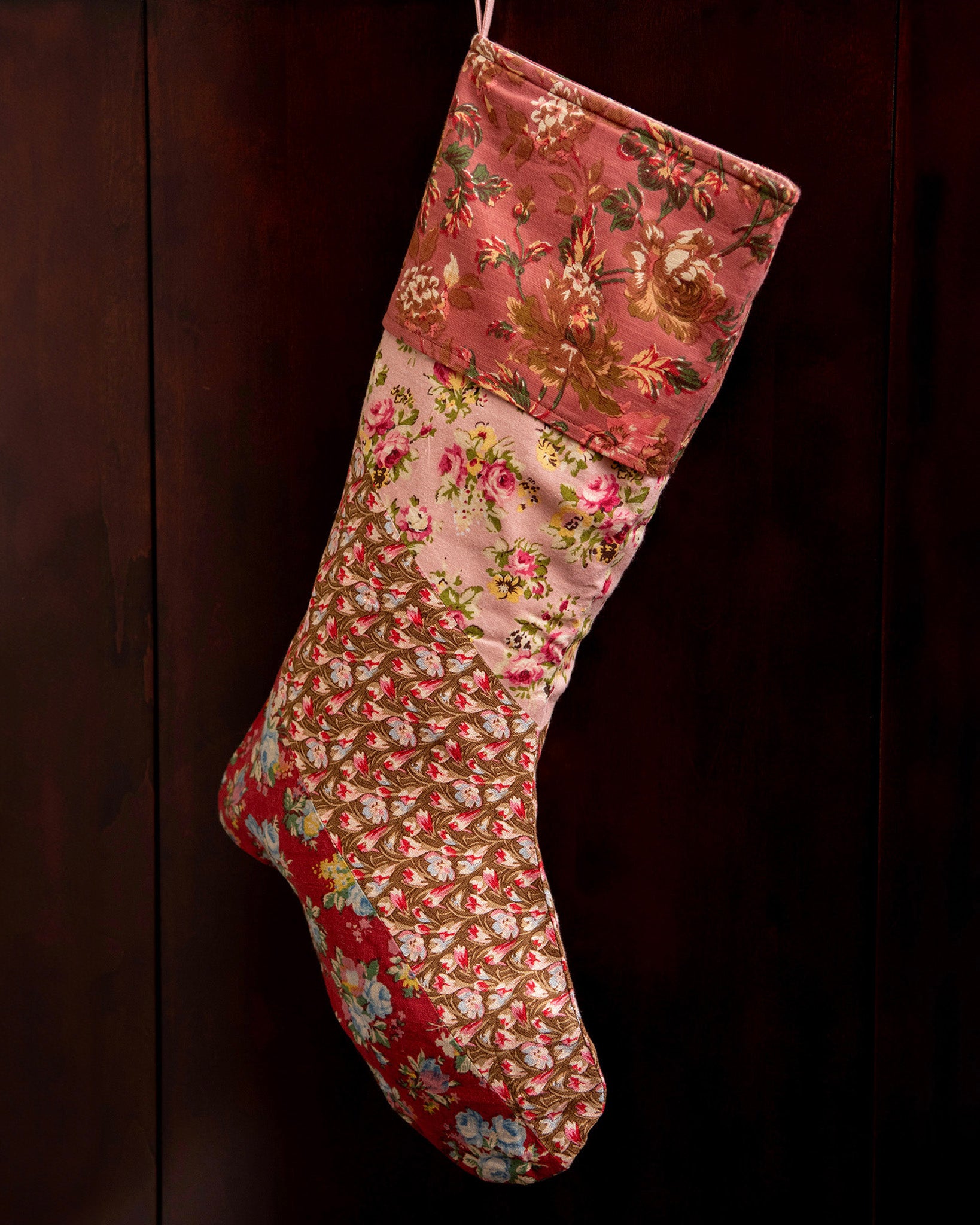 Autumn Patchwork Stocking - Modern Prairie