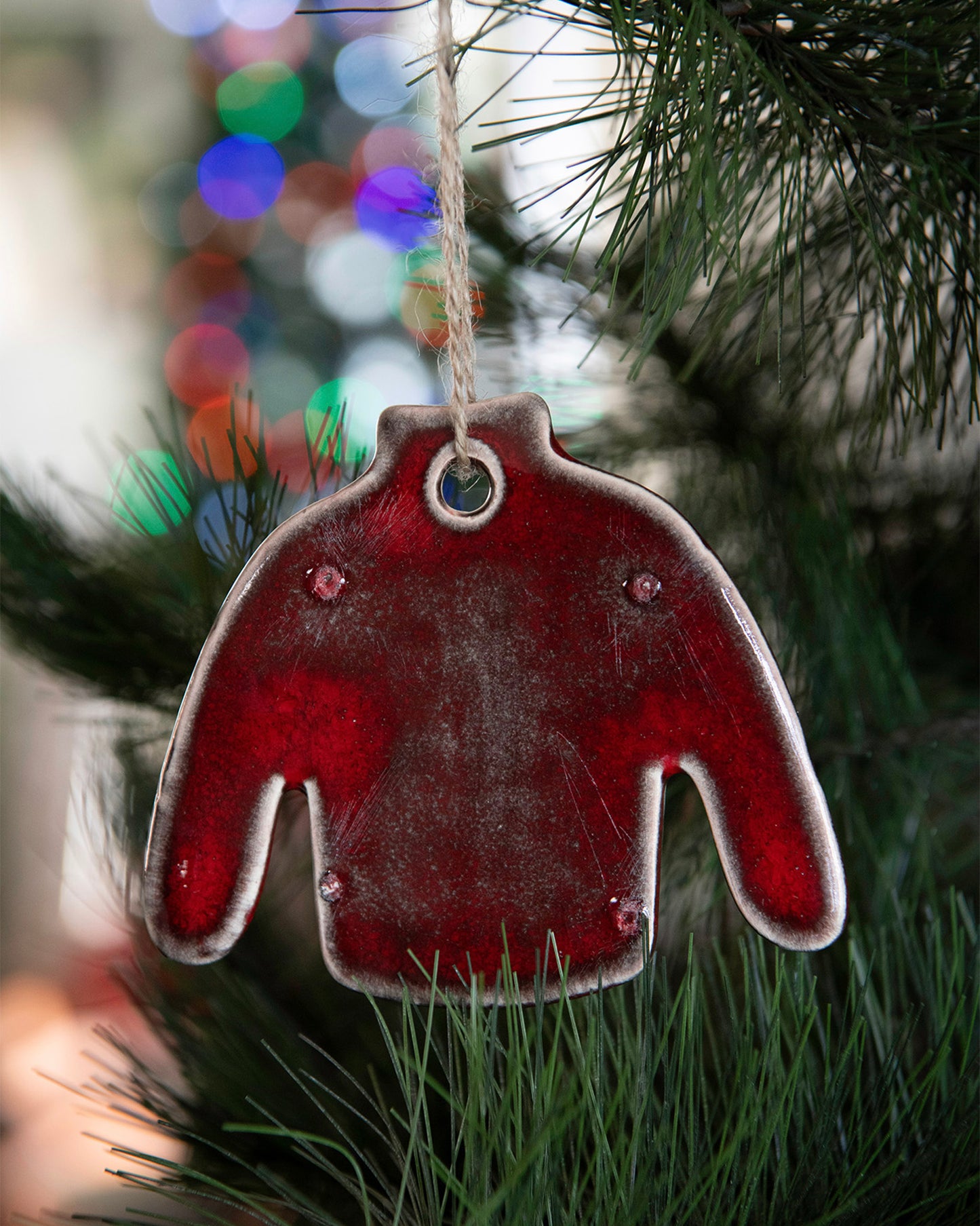 Turtleneck Christmas Sweater Ornament