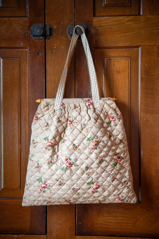 Limited-Edition '50 Years of Loving Laura' Shy Rose Knitting Bag