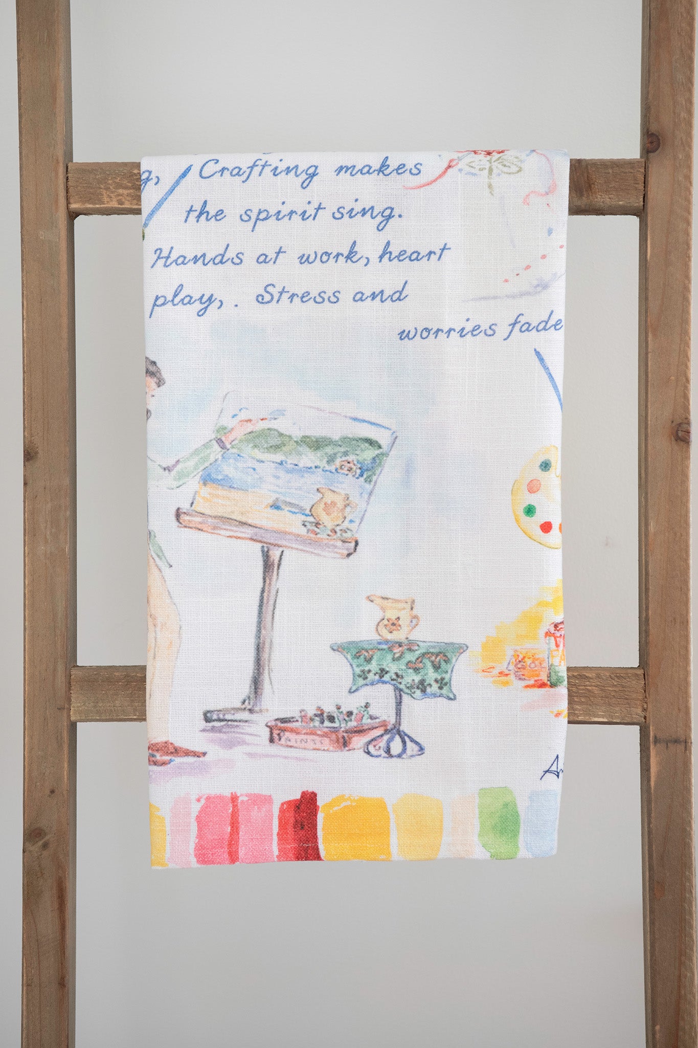 Prairie Sister's Poem Tea Towel