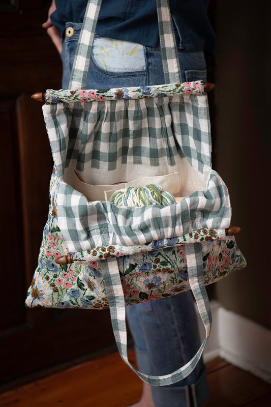 Spring Meadow Knitting Bag