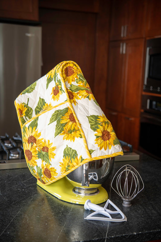 Sunflower Stand Mixer Cozy in Ivory