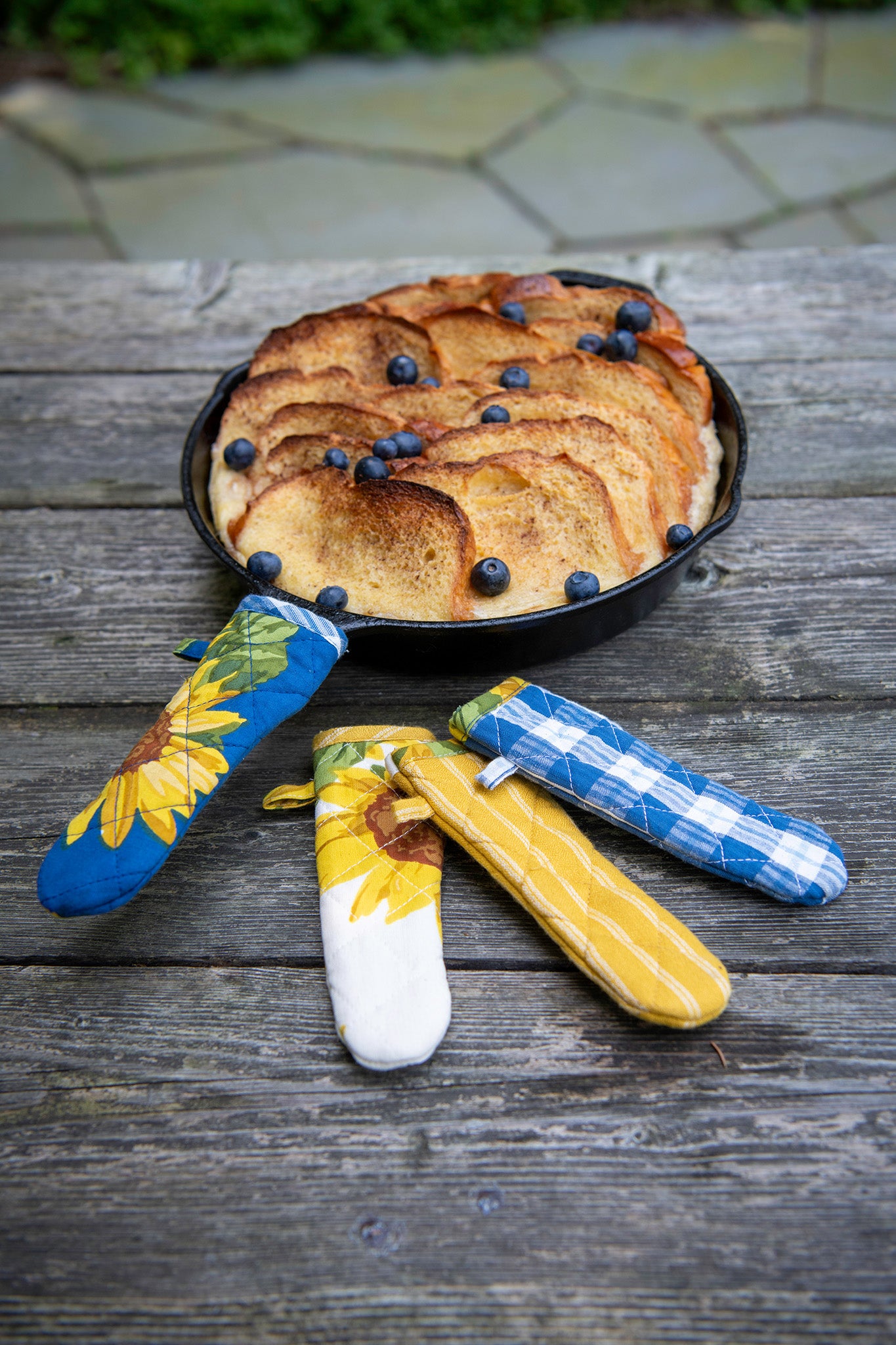 Sunflower Skillet Handles, Set of 4