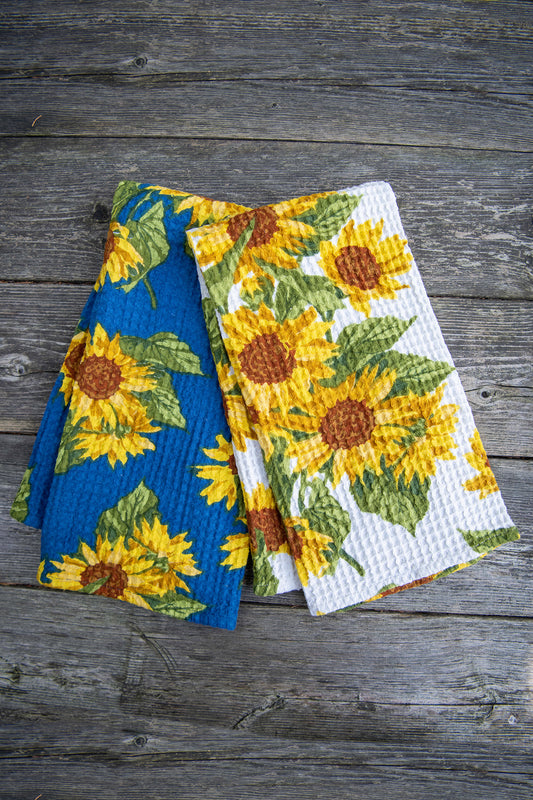 Sunflower Tea Towels, Set of 2