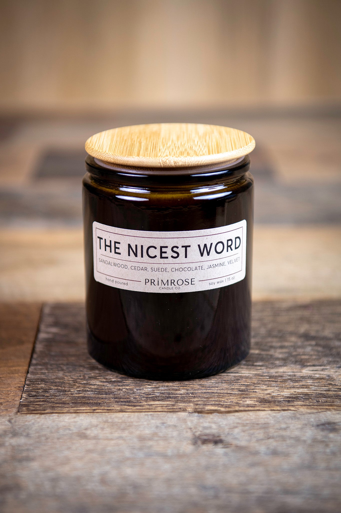 The Nicest Word Soy Candle