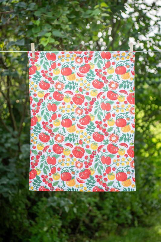 Tomato Vine Tea Towel