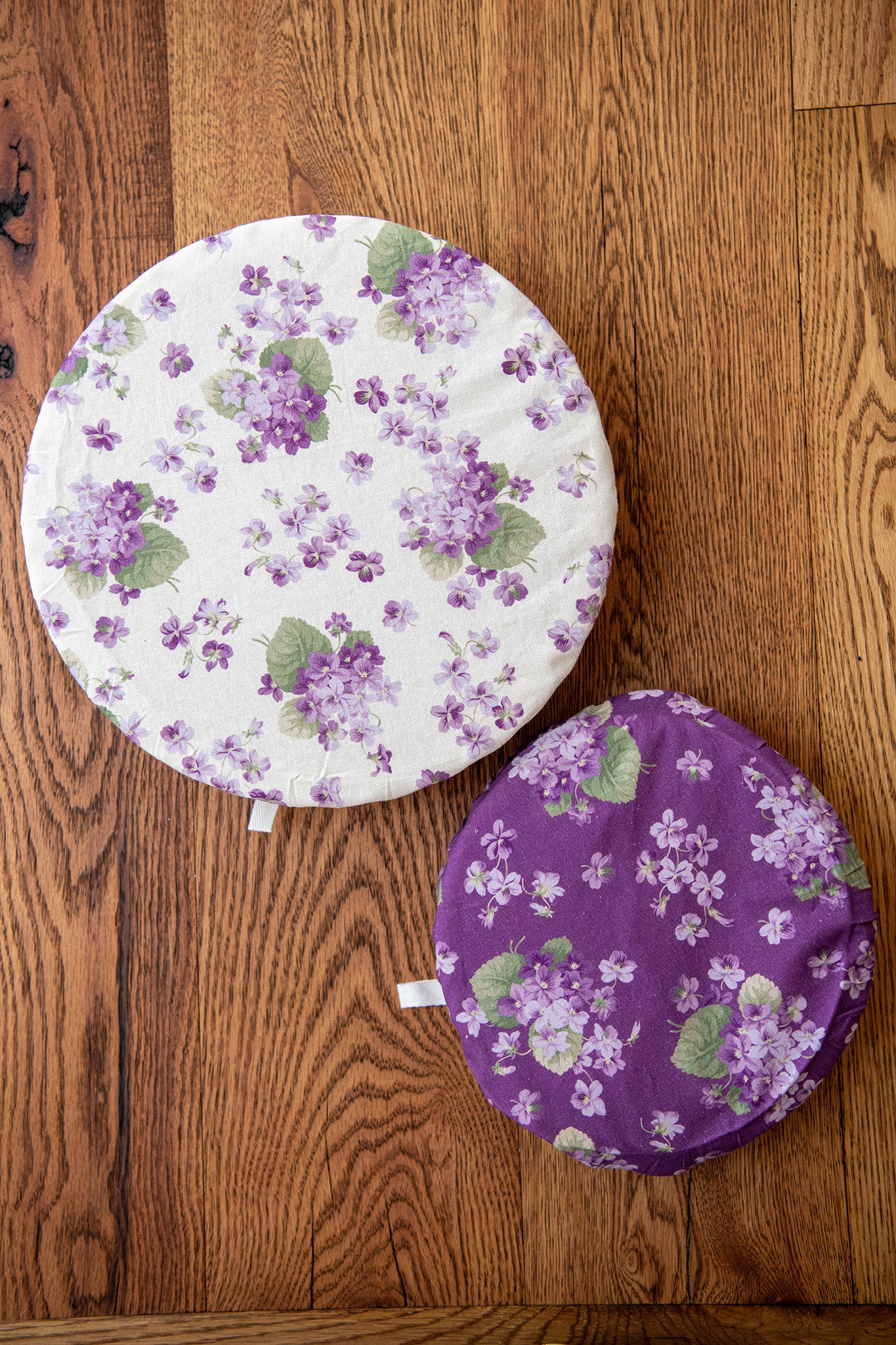 Vivid Violet Bowl Covers, Set of 2