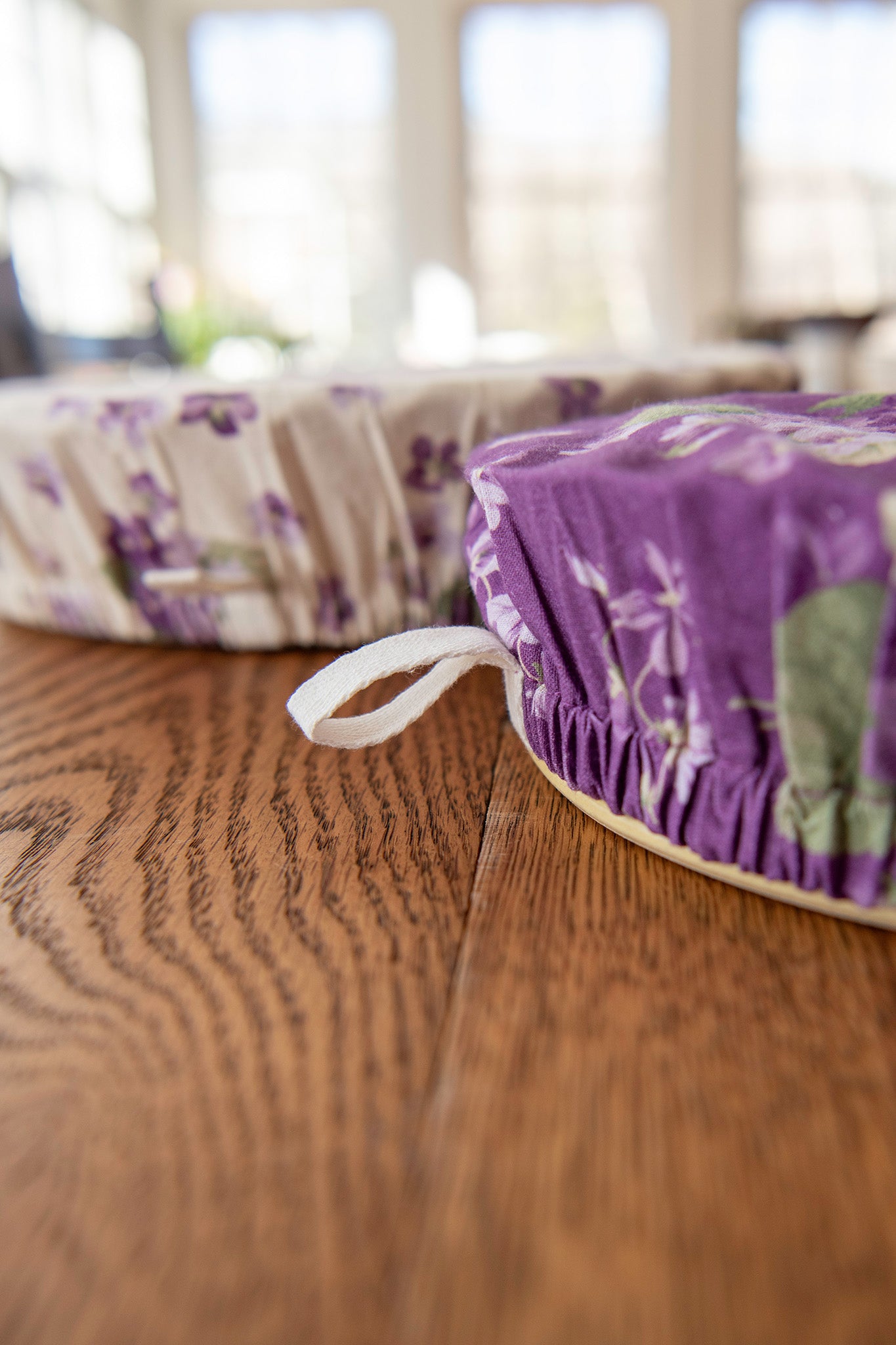 Vivid Violet Bowl Covers, Set of 2