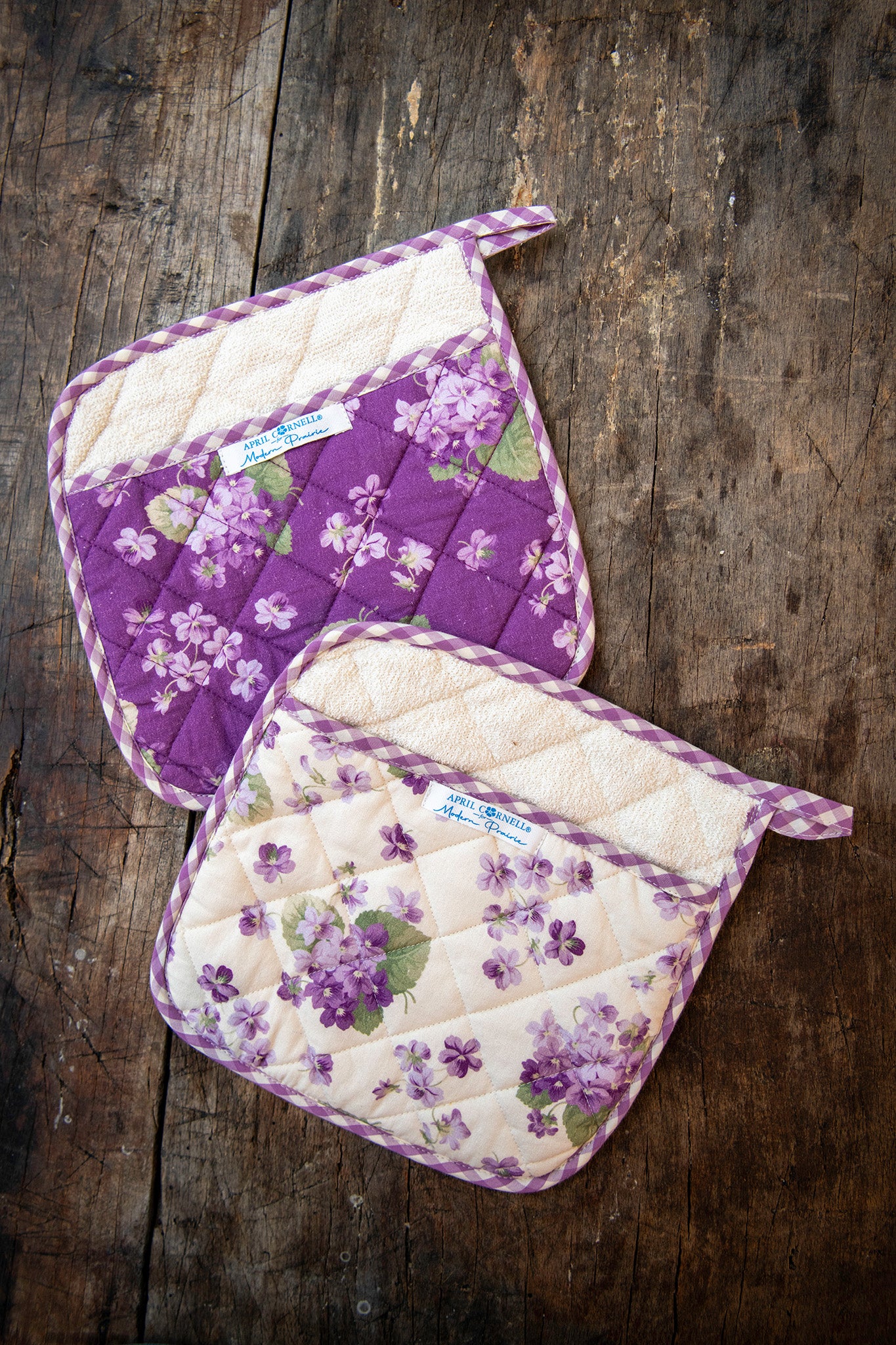 Vivid Violet Pocket Pot Holders, Set of 2