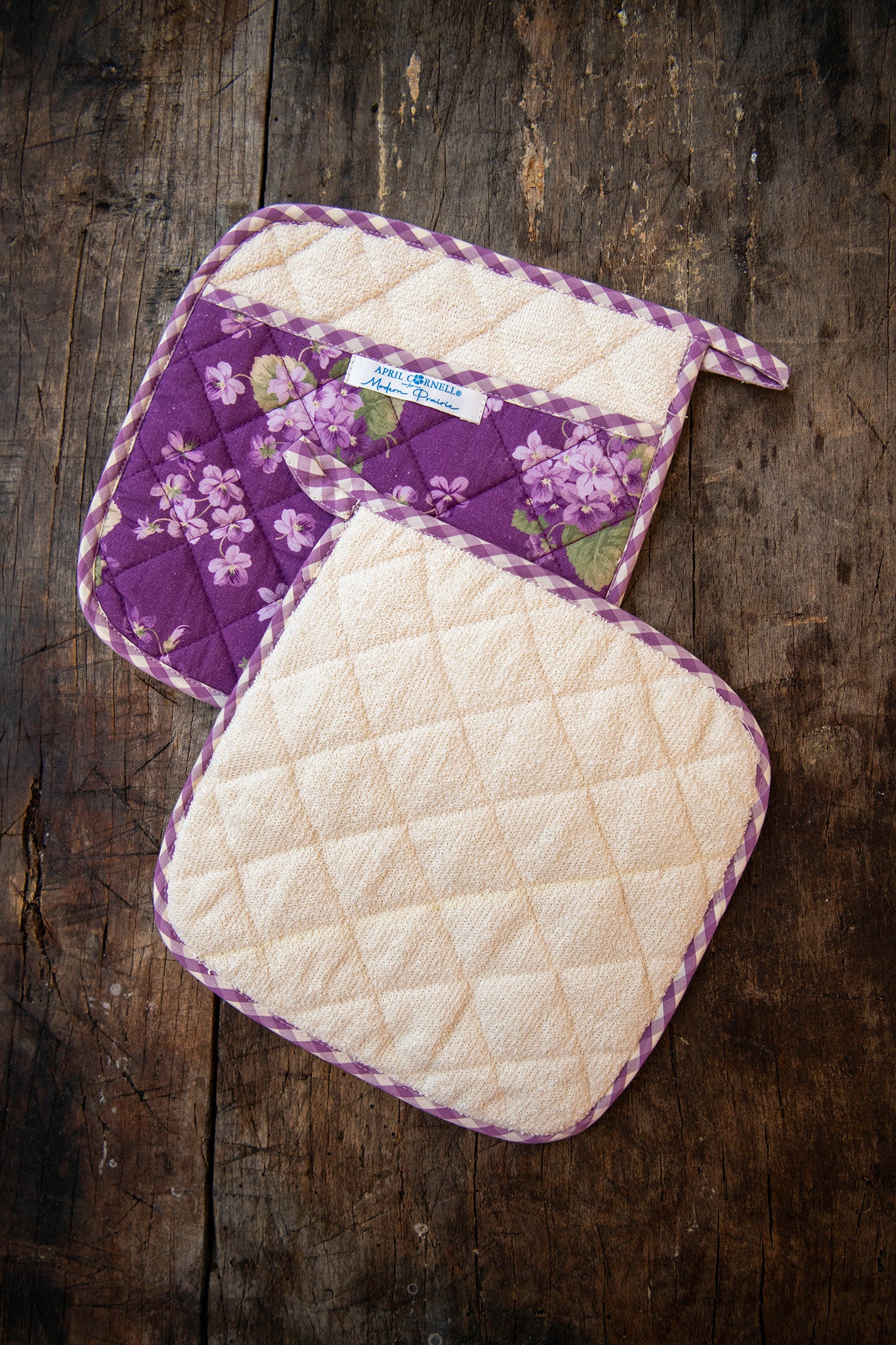 Vivid Violet Pocket Pot Holders, Set of 2