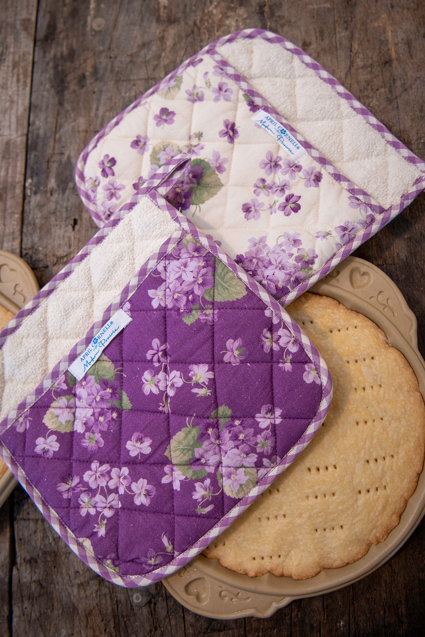 Vivid Violet Pocket Pot Holders, Set of 2