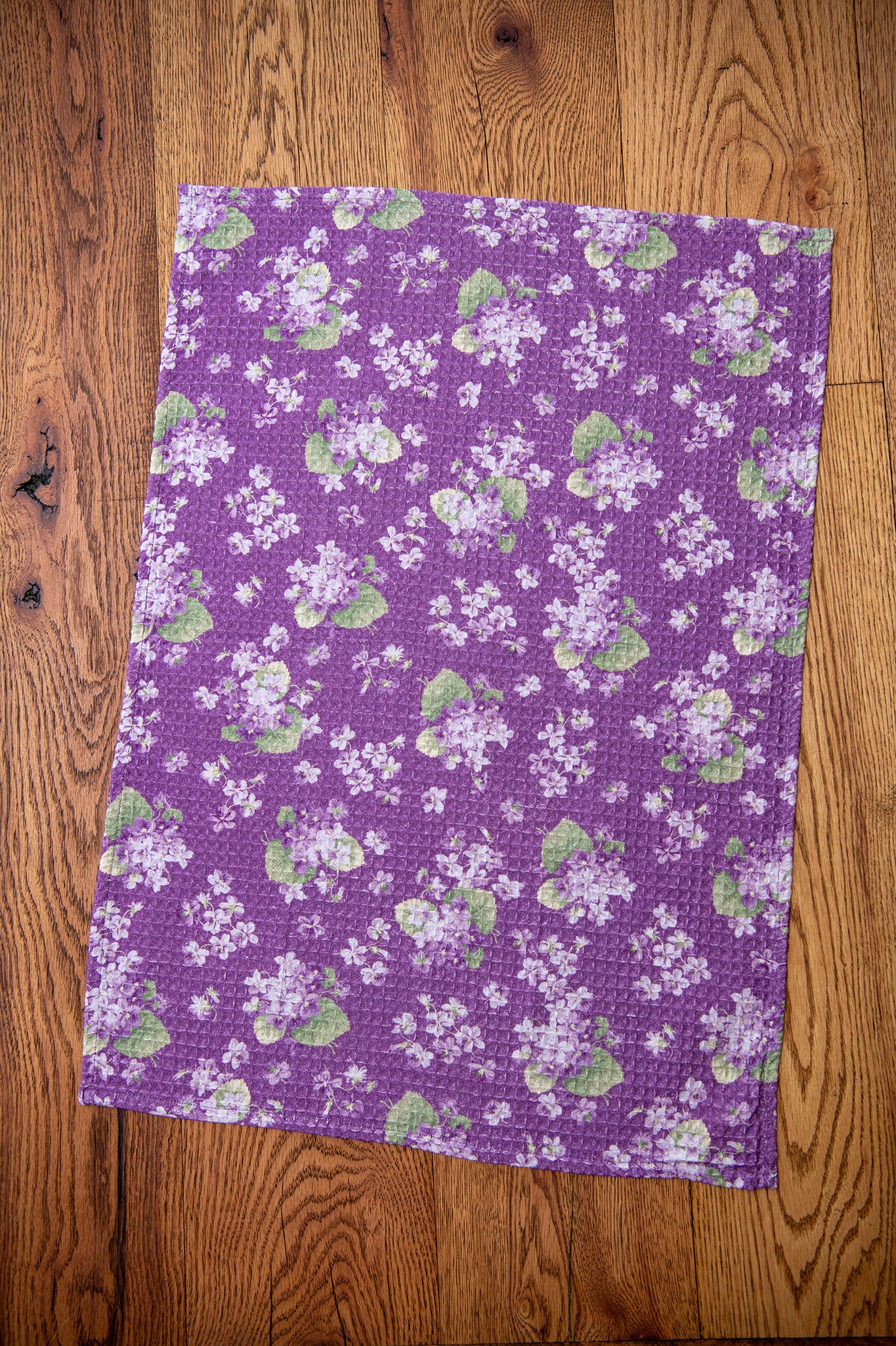 Vivid Violet Tea Towels, Set of 2