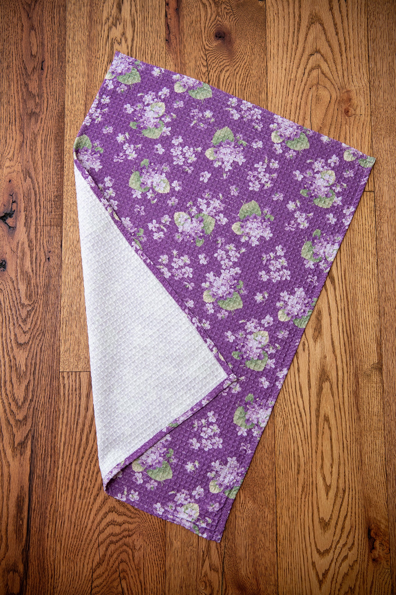 Vivid Violet Tea Towels, Set of 2