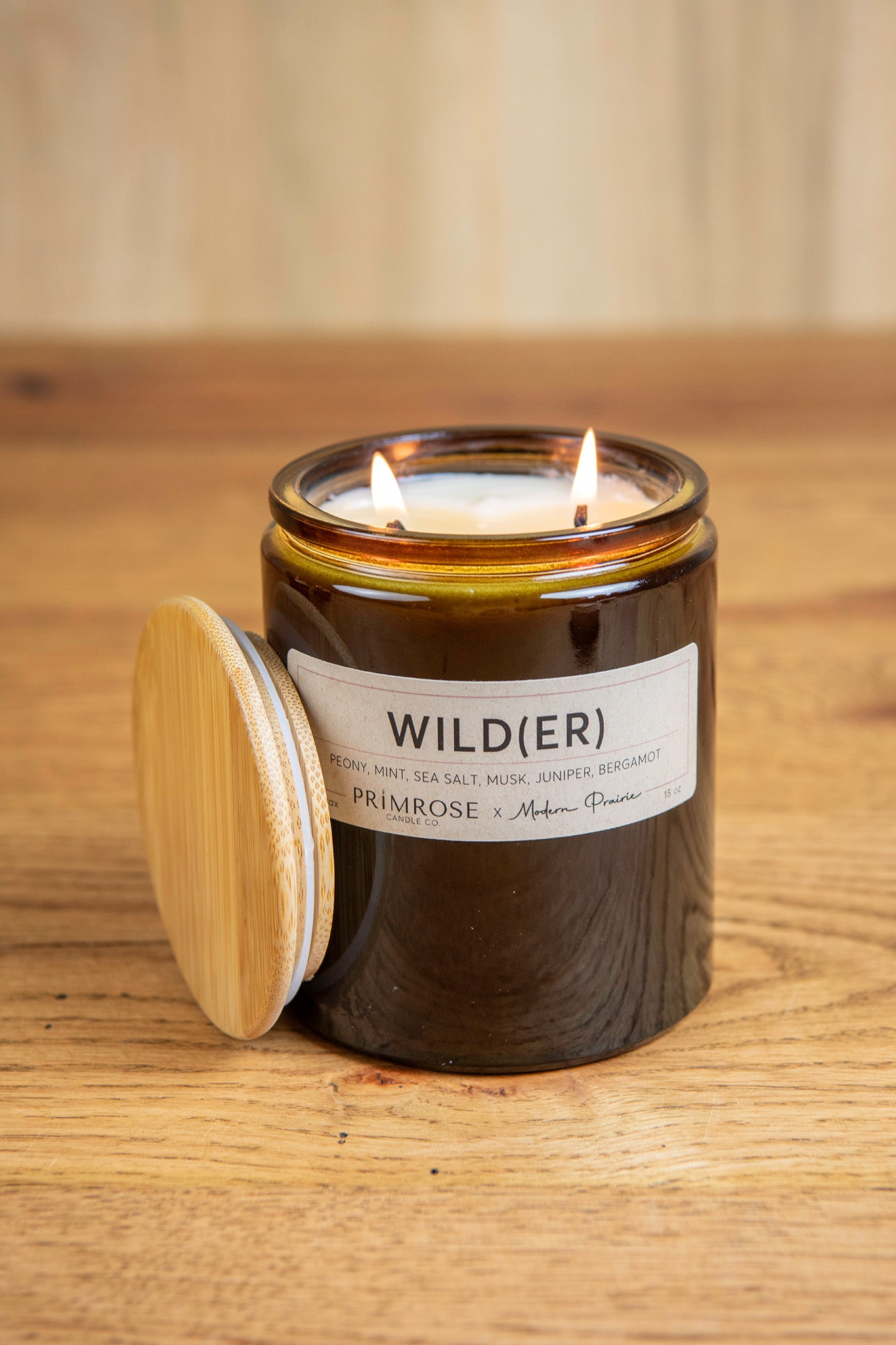 WILD(ER) Twin Flame Soy Candle