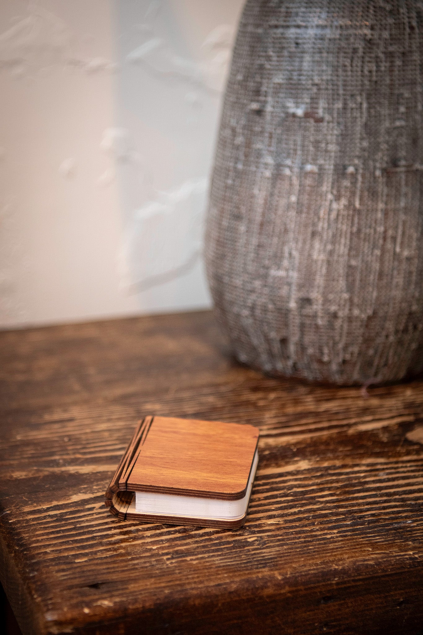 Wooden Book Night Light in Walnut